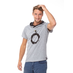 T-shirt męski Chillaz OSLO ZEN GREY MELANGE